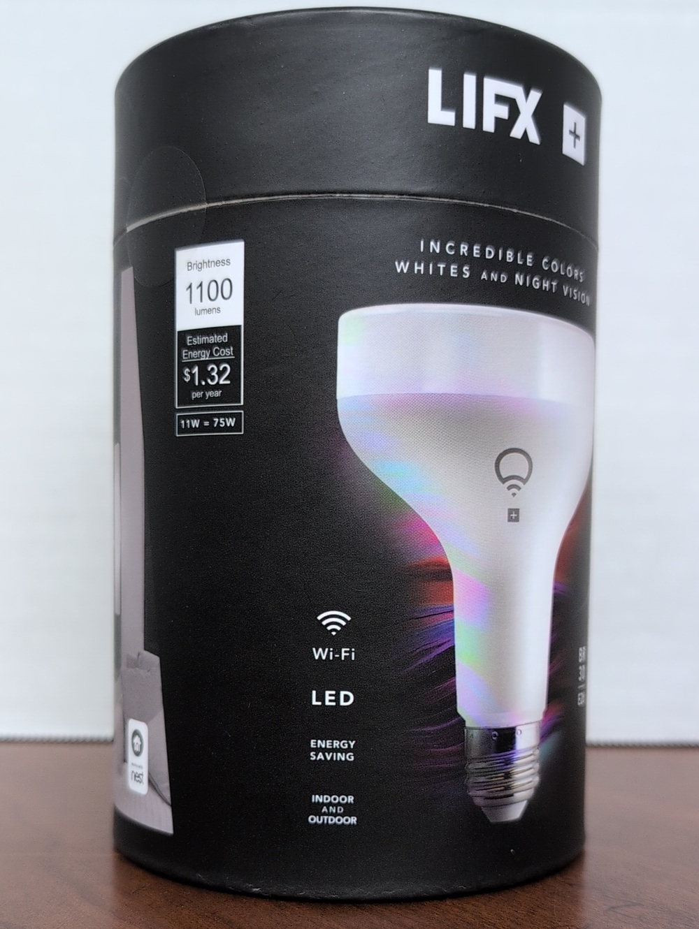 LIFX+ BR30 Smart LED Wi‑Fi Color Bulb - Picture 5 of 5